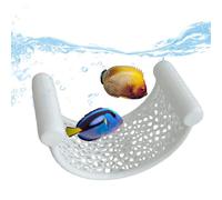 Betta Hammock for Aquarium Decor, Minimalist Floating Rest Plat Form for Shrimp, Nano Fish, And Bettas, Floating Betta Bed Fish Tank Decor, for Rest Sleeping Playing Shrimp Guppy Habitat Enrichment