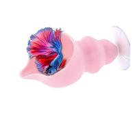 Betta Hammock,Shell Shaped Suction Cup Resting Spot | Floating Betta Hides Bed - for Shrimp Snails Frogs Guppy Koi Reptile Tank Aquariums Pet Home Area