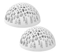 Betta Hiding Place Aquarium Decoration - Ceramic Shrimp Shelter Ornament, Textured Underwater Habitat Structure | 2 Pieces Shrimp Breeding Shelter, Compact for Tropical Fish Resting S