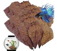 Betta Leaves - Aquarium Almond Leaves | Fish Tank PH Conditioner | Betta Shrimp Leaves Natural Aquarium Additive, Turtle Tank PH Balancer, Shrimp Catfish Frog Habitat Accessory