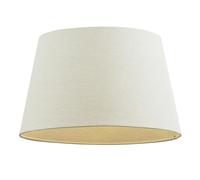 Betta Lighting Decorative Table/Floor Lampshade - 12-Inch Empire Drum Lamp Light Shade in Cream Fabric - 40W E14/B22 Candle Incandescent or LED (Not Included)