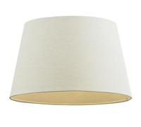 Betta Lighting Decorative Table/Floor Lampshade - 14-Inch Empire Drum Lamp Light Shade in Cream Fabric - 40W E14/B22 Candle Incandescent or LED (Not Included)