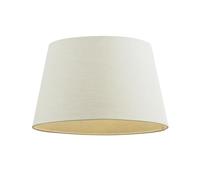 Betta Lighting Decorative Table/Floor Lampshade - 8-Inch Empire Drum Lamp Light Shade in Cream Fabric - 40W E14/B22 Candle Incandescent or LED (Not Included)