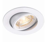 Betta Lighting Recessed Lighting - GU10 LED Spotlights for Ceiling - IP20 Downlights Mains Powered Ceiling Spots for Kitchen Bedroom Lounge - Halogen or LED - Tilt Version, Matt White