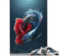 Betta Meets Jellyfish Puzzle for Teenagers 500 Pieces Puzzle Brain Teaser Puzzles For Adults 500pcs (52x38cm)