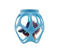 Betta Nest Floating Swim Through Toy for Betta Fish, Exercise and Enrichment Hideout, Aquarium Tank Decor Accessory (Cotton Candy Blue, Classic)