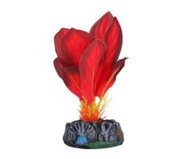 Betta Realistic Silk Artificial Aquarium Plants ~ 13cm Silk Red Plant