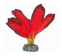 Betta Realistic Silk Artificial Aquarium Plants ~ 20cm Silk Red Plant