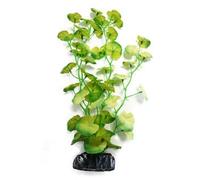 Betta Realistic Silk Artificial Aquarium Plants ~ 30cm Silk Green Hydrocoytle Plant