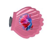 Betta Shell Hammock - 3D Printed Suction Cup Fish Tank Decor - Betta Shrimp Habitat Shell Hammock,for Cichlids Aquatic Pets Homes Dorms Apartments Offices