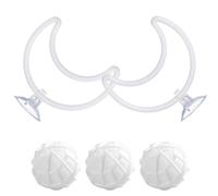 Betta Toys - 2-Piece Interactive Exercise Ring | Aquarium Betta Fish Exercise Ring,for Swimming Feeding Entertainment Decoration Keepers Beginner