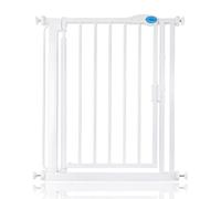 Bettacare Auto Close Pet Gate, 68.5cm - 75cm, White, Narrow Pressure Fit Stair Gate for Dog & Puppy, Safety Barrier for Narrow Doors Hallways and Spaces, Easy Installation