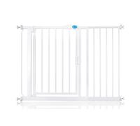 Bettacare Auto Close Stair Gate, 111Cm - 118Cm, White, Pressure Fit Safety Gate, Baby Gate