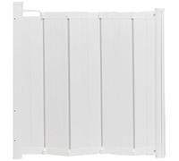 Bettacare Automatic Folding Retractable Dog Gate, 55cm - 113.5cm, White, Folding Stair Gate for Pets, Retractable Dog Safety Gate