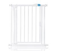 Bettacare Auto Close Stair Gate, 68.5cm - 75cm, White, Narrow, Narrow Pressure Fit Safety Gate, Baby Gate, Safety Barrier for Doors Hallways and Spaces, Easy Installation
