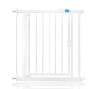 Bettacare Auto Close Stair Gate, 75cm - 82cm, White, Pressure Fit Safety Gate, Baby Gate, Safety Barrier for Doors Hallways and Spaces, Easy Installation