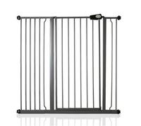 Bettacare Child And Pet Gate, 113.8Cm - 121.4Cm, Slate Grey, Extra Tall Gate 104Cm In Height, Pressure Fit Stair Gate