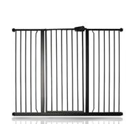 Bettacare Child And Pet Gate, 133.2Cm - 140.8Cm, Matt Black, Extra Tall Gate 104Cm In Height, Pressure Fit Stair Gate