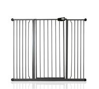 Bettacare Child And Pet Gate, 133.2Cm - 140.8Cm, Slate Grey, Extra Tall Gate 104Cm In Height, Pressure Fit Stair Gate