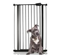 Bettacare Child and Pet Gate, 75cm - 83cm, Matt Black, Extra Tall Gate 104cm in Height, Pressure Fit Stair Gate, Baby Gate and Suitable for Dog Gate or Pet Barrier, Easy Installation