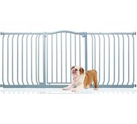 Bettacare Curved Top Dog Gate, 170-179cm, Matt Black, Pressure Fit Pet Barrier, Easy Installation