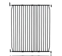 Bettacare Extra Tall Eco Screw Fit Pet Gate, Black, 70cm - 80cm, Extra Tall Gate 100cm in Height, Screw Fitted Dog Gate, Safety Gate for Puppy