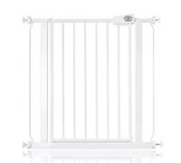 Bettacare Easy Fit Baby Gate, 75cm - 83cm, White, Pressure Fit | No drilling required, one-handed opening, double locking, auto-close, easy install.