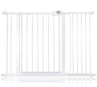 Bettacare Easy Fit Gate, 113.8cm - 121.8cm, White, Pressure Fit Stair Gate, Baby Gate for Doors Hallways and Spaces, Safety Barrier, Easy Installation