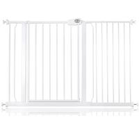 Bettacare Easy Fit Gate, 126.7cm - 134.7cm, White, Pressure Fit Stair Gate, Baby Gate for Doors Hallways and Spaces, Safety Barrier, Easy Installation