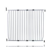 Bettacare Eco Screw Fit Pet Gate, Grey, 120Cm - 130Cm, Screw Fitted Dog Gate, Safety Gate For Puppy
