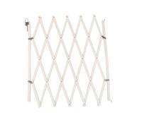 Bettacare Expandable Pet Barrier, 60cm - 108cm, White, Wooden, Retractable Dog Safety Gate, Barrier for Puppy and Dog
