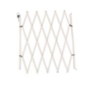 Bettacare Expandable Pet Barrier, 60Cm - 108Cm, White, Wooden, Retractable Dog Safety Gate, Barrier For Puppy And Dog