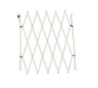 Bettacare Expandable Pet Barrier, White, 60cm - 108cm, Screw Fit | Wooden, barrier for dogs and puppies, folds flat for storage and easy everyday use.