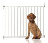 Bettacare Extending Metal Screw Fit Dog Gate, White, 62.5Cm - 106.8Cm, Stair Gate For Pet, Safety Barrier For Puppy