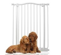 Bettacare Extra Tall Curved Top Dog Gate, 71cm - 80cm, Matt White