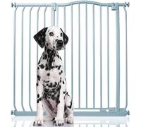 Bettacare Extra Tall Curved Top Gate, 98cm-107cm, Matt Grey, 100cm Tall, Pressure Fit Pet Gate for Dog and Puppy, Easy Install