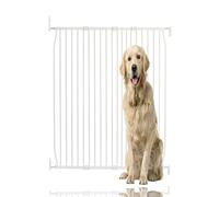 Bettacare Extra Tall Eco Screw Fit Pet Gate, White, 120cm - 130cm, 100cm Tall