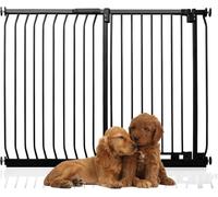 Bettacare Extra Tall Elite Dog Gate, 125cm - 134cm, Matt Black, Extra Tall 100cm in Height, Pressure Fit Pet Gate for Dog and Puppy, Pet and Dog Barrier, Easy Installation