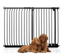 Bettacare Extra Tall Elite Dog Gate, 134cm - 143cm, Matt Black, Extra Tall 100cm in Height, Pressure Fit Pet Gate for Dog and Puppy, Pet and Dog Barrier, Easy Installation