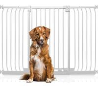 Bettacare Extra Tall Elite Dog Gate, 143cm - 152cm, Matt White, Extra Tall 100cm in Height, Pressure Fit Pet Gate for Dog and Puppy, Pet and Dog Barrier, Easy Installation
