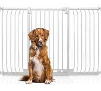 Bettacare Extra Tall Elite Dog Gate, 152cm - 161cm, Matt White, Extra Tall 100cm in Height, Pressure Fit Pet Gate for Dog and Puppy, Pet and Dog Barrier, Easy Installation