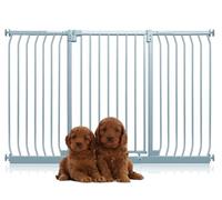 Bettacare Extra Tall Elite Dog Gate, 161cm - 170cm, Matt Grey, Extra Tall 100cm in Height, Pressure Fit Pet Gate for Dog and Puppy, Pet and Dog Barrier, Easy Installation