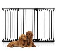 Bettacare Extra Tall Elite Dog Gate, 170Cm - 179Cm, Matt Black, Extra Tall 96.8Cm In Height, Pressure Fit Pet Gate