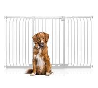 Bettacare Extra Tall Elite Dog Gate, 179cm - 188cm, Matt White, Extra Tall 100cm in Height, Pressure Fit Pet Gate for Dog and Puppy, Pet and Dog Barrier, Easy Installation