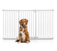 Bettacare Extra Tall Elite Dog Gate, 188cm - 197cm, Matt White, Extra Tall 100cm in Height, Pressure Fit Pet Gate for Dog and Puppy, Pet and Dog Barrier, Easy Installation