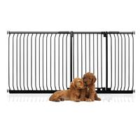 Bettacare Extra Tall Elite Dog Gate, 207cm - 216cm, Matt Black, Extra Tall 100cm in Height, Pressure Fit Pet Gate for Dog and Puppy, Pet and Dog Barrier, Easy Installation