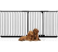 Bettacare Extra Tall Elite Dog Gate, 216cm - 225cm, Matt Black, Extra Tall 100cm in Height, Pressure Fit Pet Gate for Dog and Puppy, Pet and Dog Barrier, Easy Installation