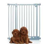 Bettacare Extra Tall Elite Dog Gate, 80Cm - 89Cm, Matt Grey, Extra Tall 96.8Cm In Height, Pressure Fit Pet Gate