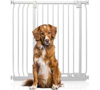 Bettacare Extra Tall Elite Dog Gate, 89cm - 98cm, Matt White, Extra Tall 100cm in Height, Pressure Fit Pet Gate for Dog and Puppy, Pet and Dog Barrier, Easy Installation