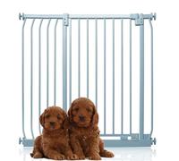 Bettacare Extra Tall Elite Dog Gate, 98cm - 107cm, Matt Grey, Extra Tall 100cm in Height, Pressure Fit Pet Gate for Dog and Puppy, Pet and Dog Barrier, Easy Installation